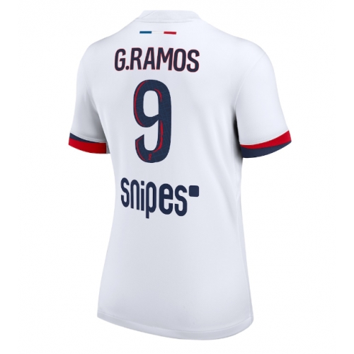 Billige Fotballdrakt Paris Saint-Germain Goncalo Ramos #9 Replika Bortedrakt Dame 2025-26 Kortermet Billige Fotballdrakt Paris Saint-Germain Goncalo Ramos #9 Replika Bortedrakt Dame 2025-26 Kortermet